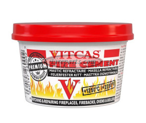 Fire Cement VITCAS 500g | WHITE FIRE CEMENT 